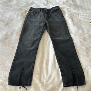 Stylish Black Straight Leg Women's Jeans